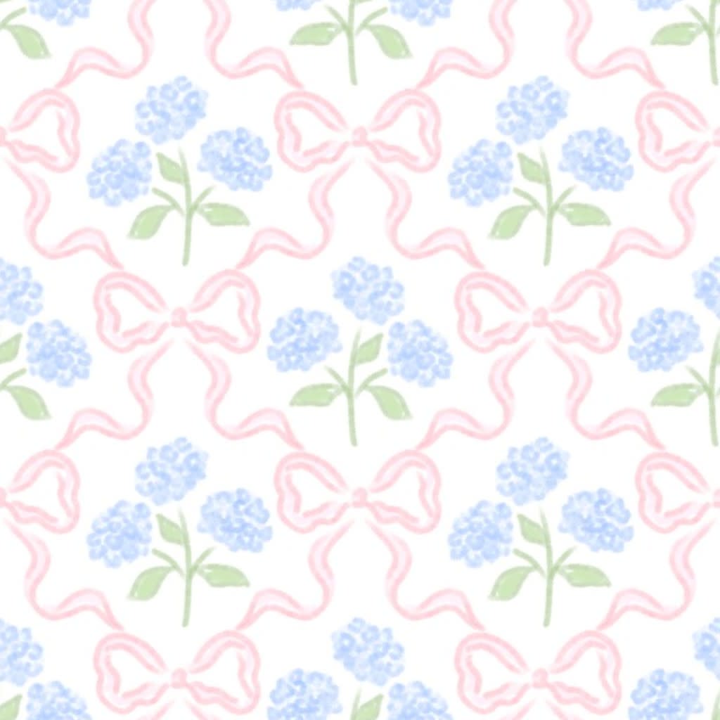 Cottagecore floral and bird print fabric