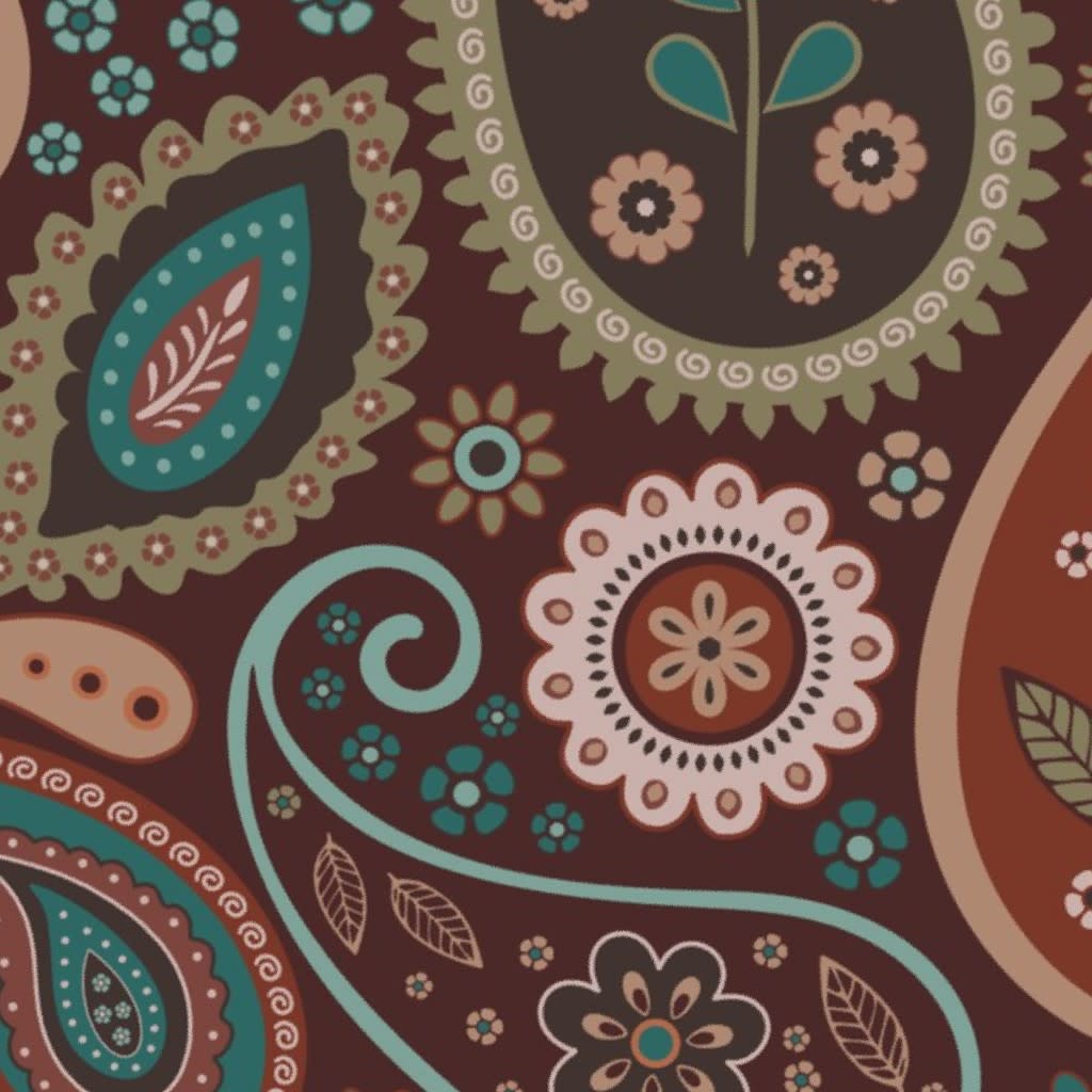 Vintage Paisley Charm Wallpaper by priraj_designs