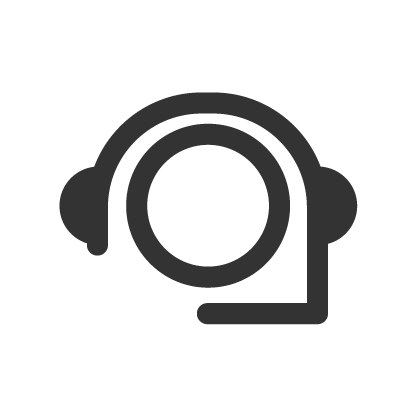 Icon of a person with a headset on.
